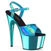 Pleaser - ADORE709HGCH Sandaal met enkelband, Paaldans schoenen - Paaldans schoenen - Blauw Product image